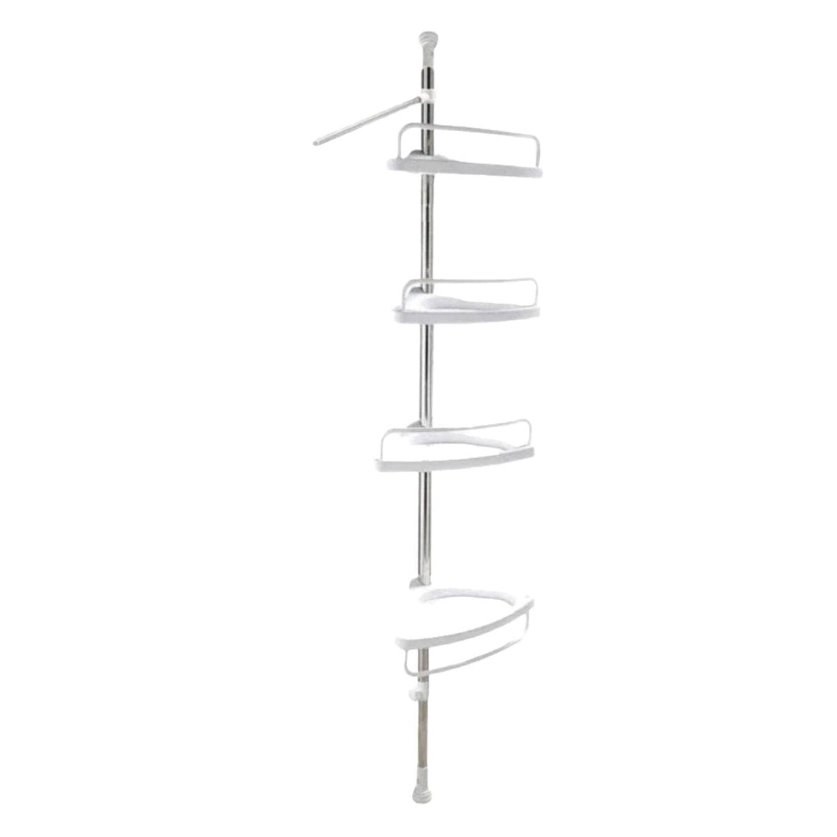 Etajera telescopica pentru baie, 4 rafturi, 100 - 260 cm - Promagg.ro