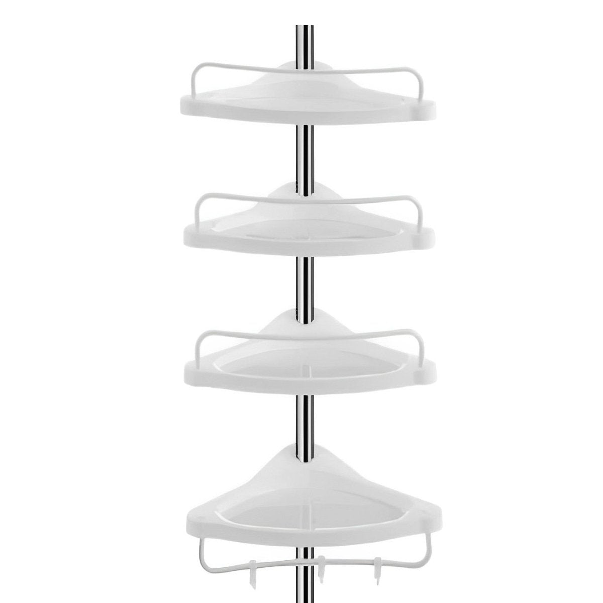 Etajera telescopica pentru baie, 4 rafturi, 100 - 260 cm - Promagg.ro
