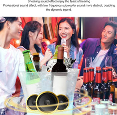 Frapiera gheata 5L cu iluminare LED si boxa wireless - Promagg.ro