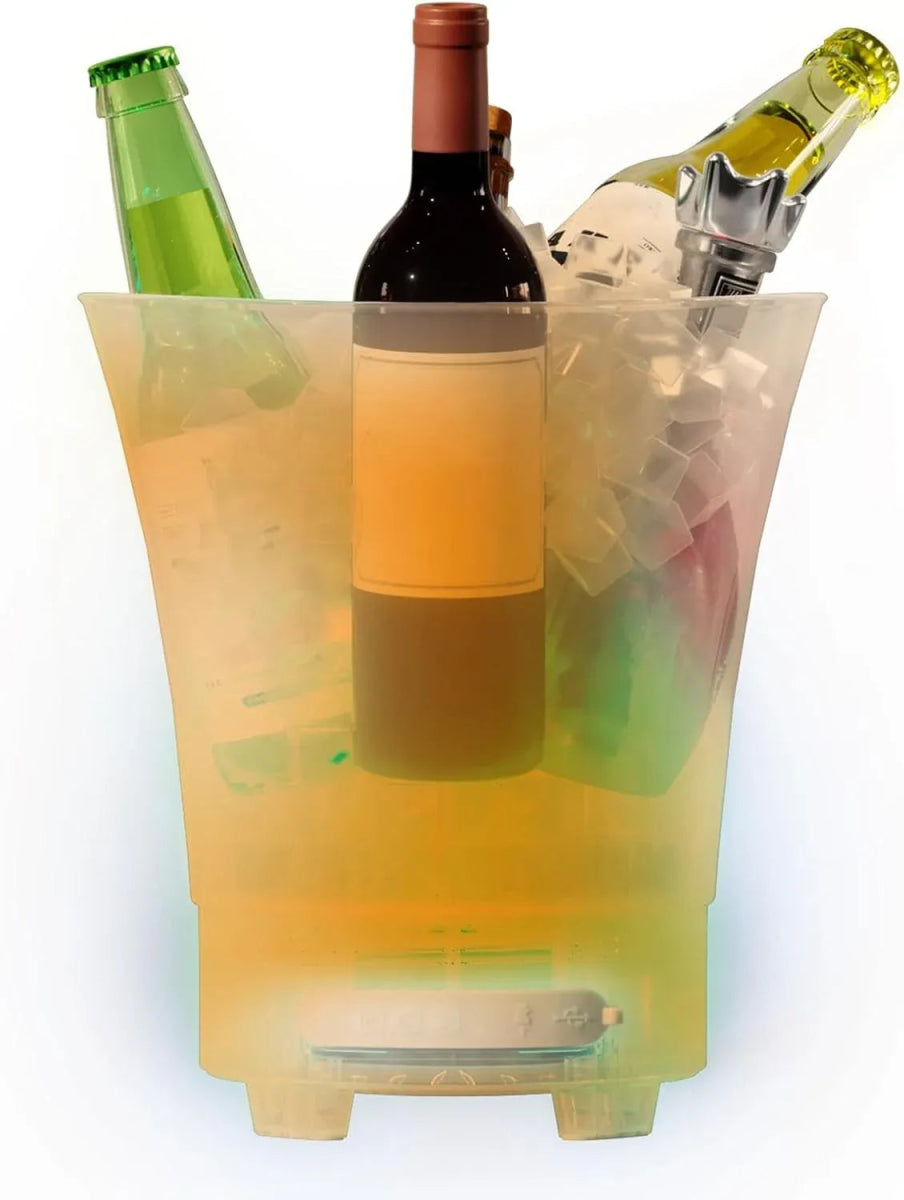 Frapiera gheata 5L cu iluminare LED si boxa wireless - Promagg.ro