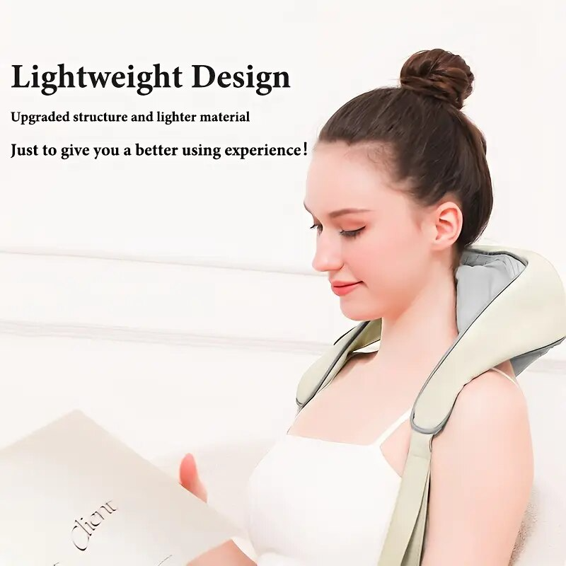 Aparat masaj cervical pentru relaxare musculara si confort zilnic - imagine 3
