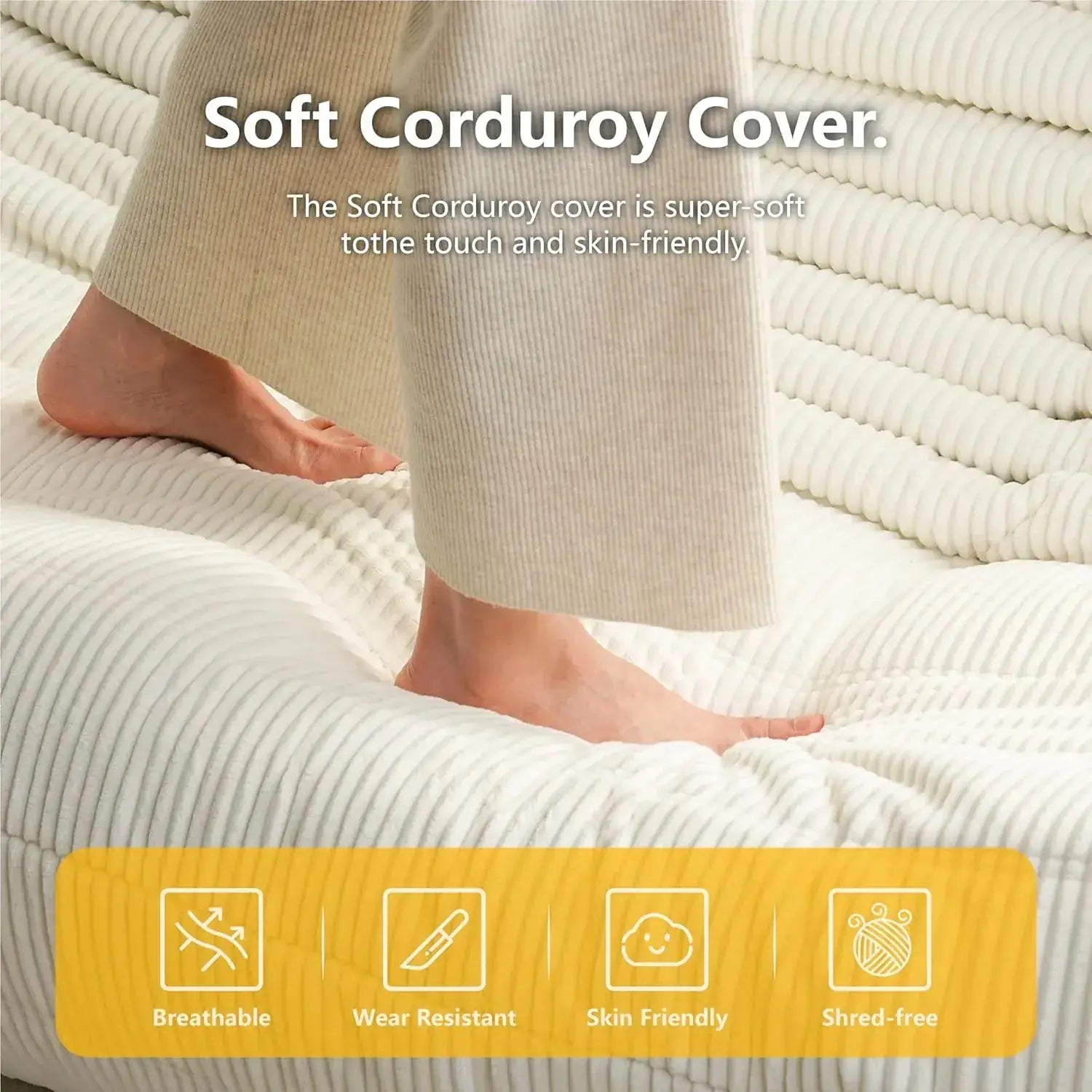 Canapea Lounge Premium Memory Foam HD 130x100x70 cm Confort Maxim - imagine 6