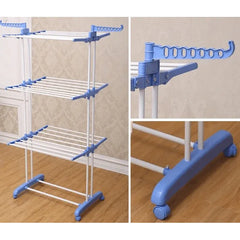 Uscător Rufe Vertical Pliabil 170 cm cu Suport pentru Umerașe - imagine 5