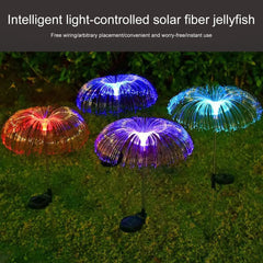 Set 2 Lămpi Solare pentru Gazon, Formă Meduză, Rezistente la Apă