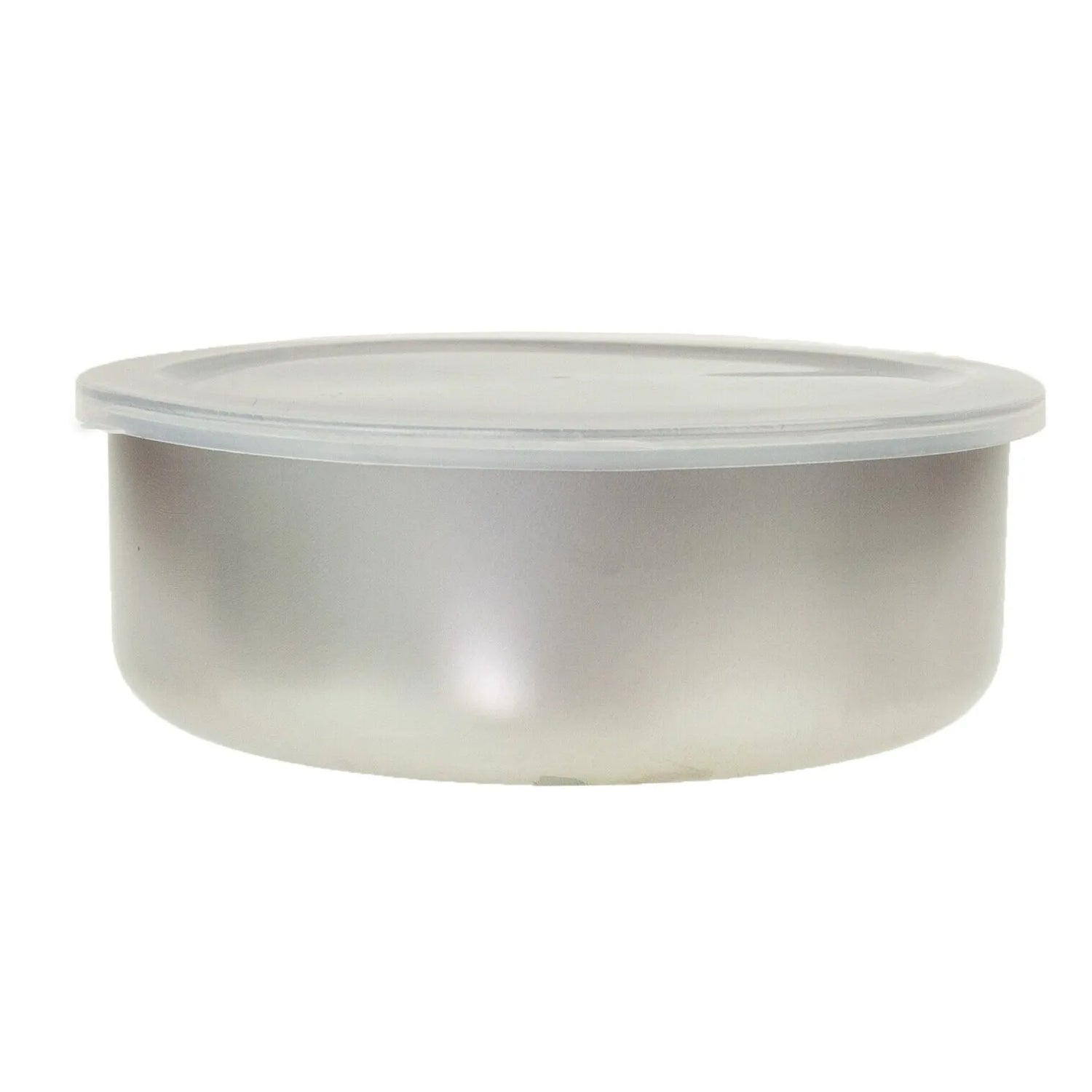 Set 5 Cutii Alimentare din Oțel Inoxidabil cu Capace Transparente, Diametre 10-18 cm - imagine 3