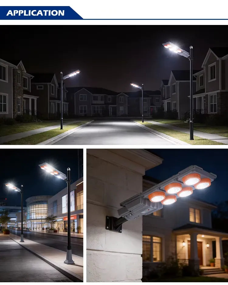 Proiector Solar LED Exterior cu Senzor – 400W / 600W, Control Automat, IP65 - imagine 5