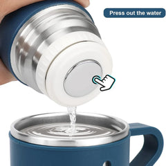 Set termos 500 ml cu 3 cesti din inox, ideal pentru calatorii si activitati in aer liber
