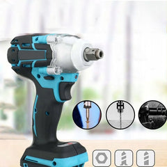 Set Mașină de Găurit și Înșurubat cu Impact 48V, 2 Acumulatori, 4500RPM, 330Nm