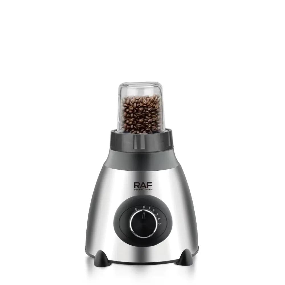 Blender Electric 3 în 1, 1000W, Vas din Sticlă 1.5L, Bol Inox și Râșniță, 2 Viteze + Pulse - imagine 4