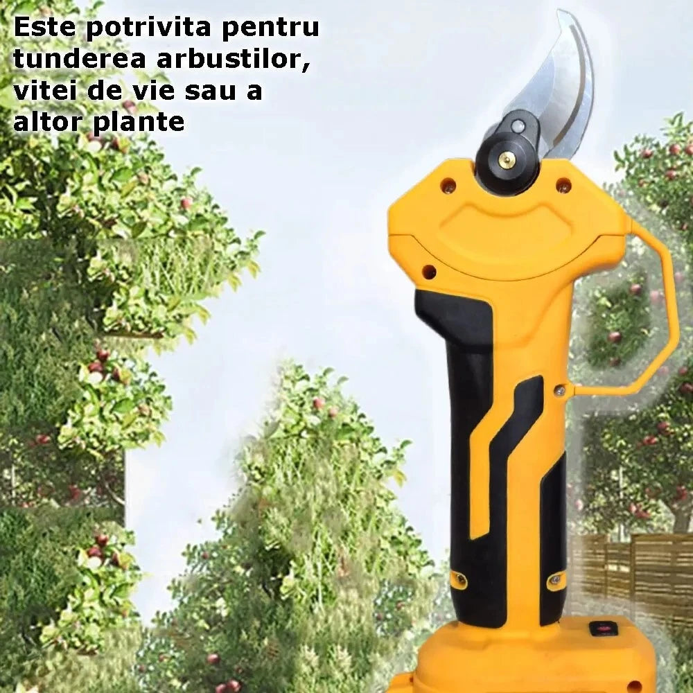 Foarfecă Electrică Automată 48V cu Acumulator 5000mAh -  Lamă din Oțel Carbon - imagine 2
