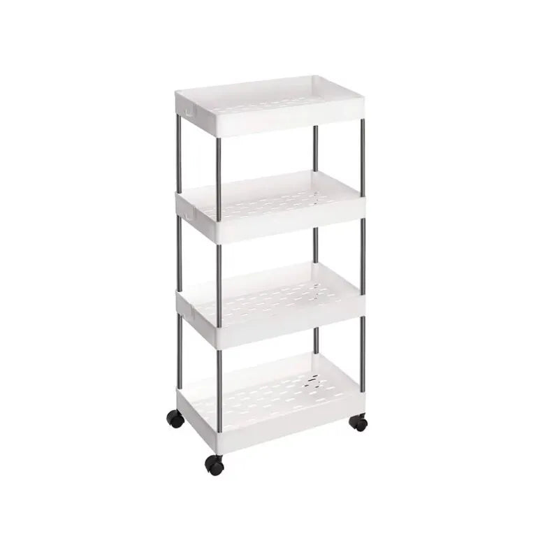 Raft Organizator pentru Baie sau Cameră cu Roți și 4 Polițe - imagine 3