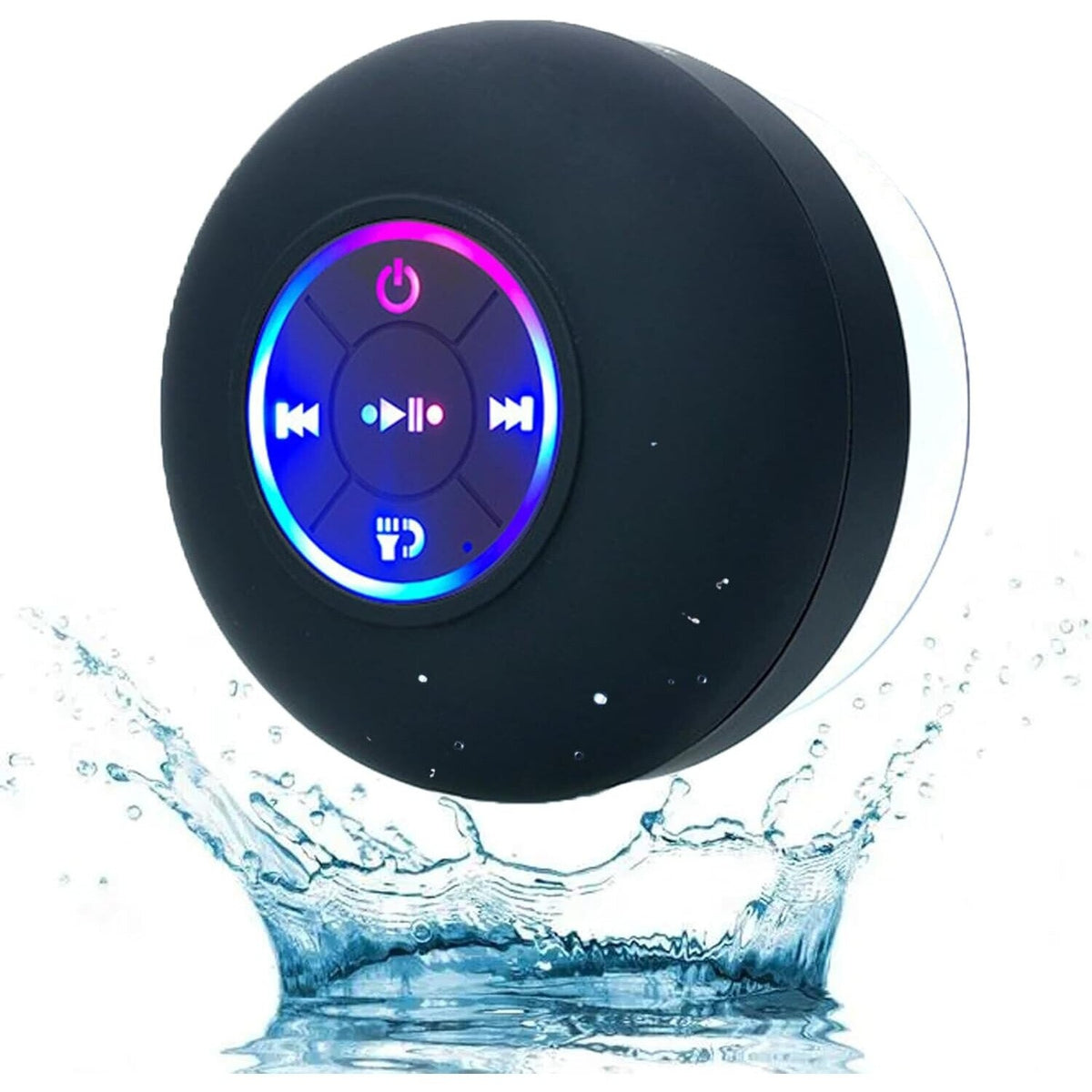 Boxă Bluetooth Impermeabilă pentru Duș cu Iluminare LED