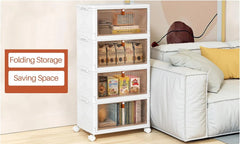 Organizator de Pantofi Pliabil cu 4 Niveluri