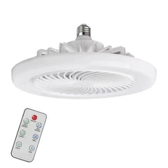 Ventilator de Tavan cu LED, Dulie E27, 30W, 3 Trepte de Viteză, Telecomandă Inclusă