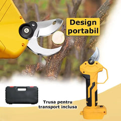 Foarfecă Electrică Automată 48V cu Acumulator 5000mAh -  Lamă din Oțel Carbon