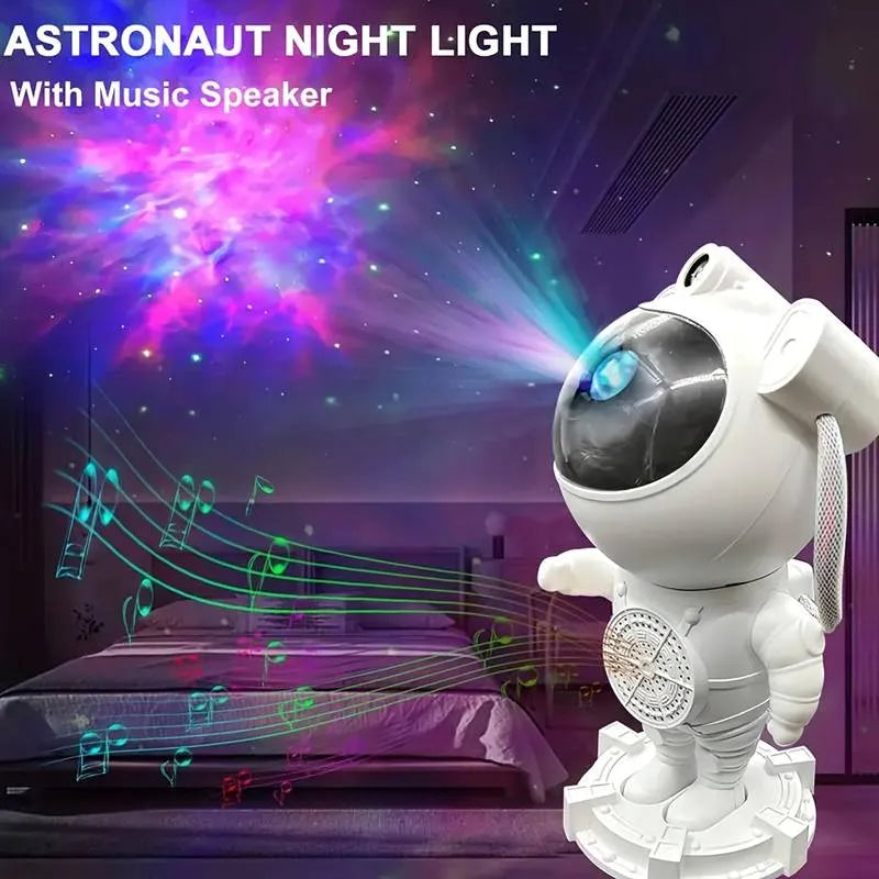 Proiector LED Astronaut cu Sunete, Lumini și Conexiune Bluetooth - imagine 9