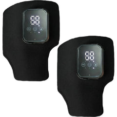 Masajer pentru Glezne 3 in 1 cu Bandaj Incalzit, 3 Moduri Vibratie, 3 Niveluri Incalzire, Set 2 Bucati