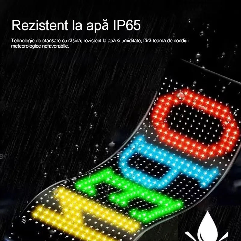 Ecran LED Flexibil pentru Mașină 12 x 60 cm - imagine 6