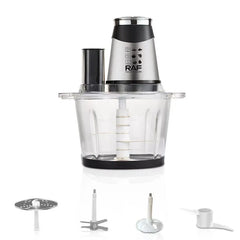 Tocător Electric Multifuncțional RAF 6 în 1 cu Bol Transparent 3L și 4 Lame din Oțel Inoxidabil