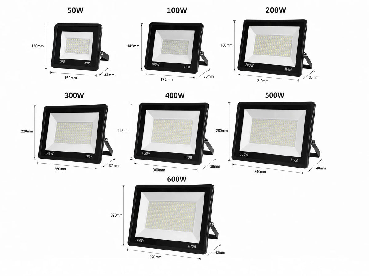Proiector LED JORTAN Exterior 200W, Alimentare 220V, Lumina Calda, Carcasa Aluminiu, IP66