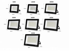 Proiector LED JORTAN Exterior 200W, Alimentare 220V, Lumina Calda, Carcasa Aluminiu, IP66