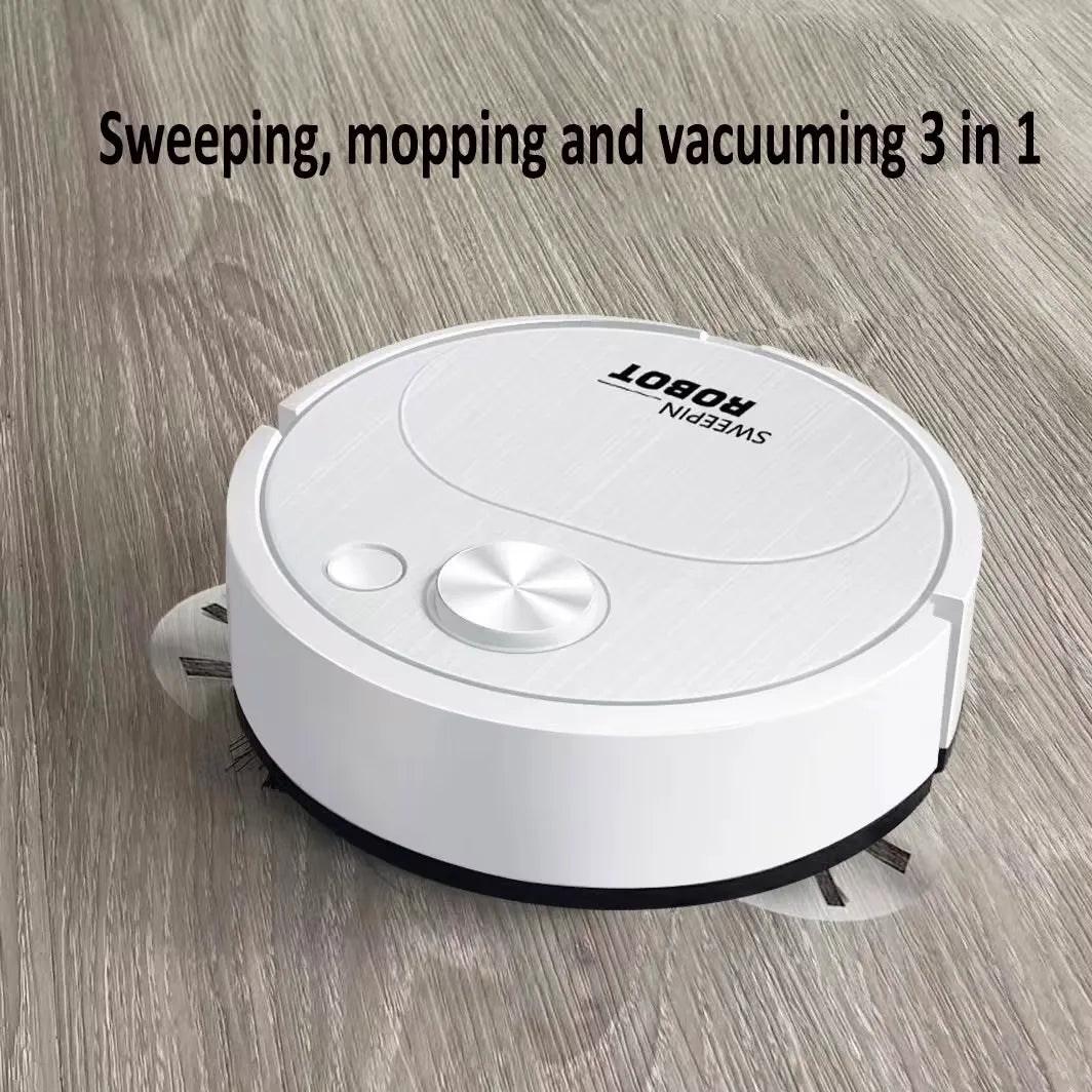 Aspirator robot Sweepin alb, zgomot redus, încărcare USB - imagine 4