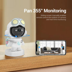 Camera de supraveghere WiFi 2MP cu detectie umanoida si vedere nocturna cu infrarosu