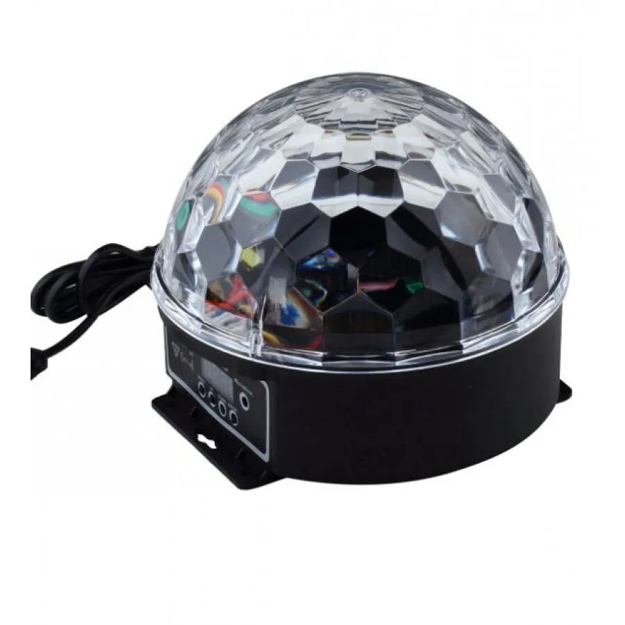 Proiector Disco LED Magic Ball cu Telecomandă și Redare Audio MP3 - imagine 7