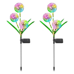 Set 2 Lămpi Solare de Grădină Tip Păpădie