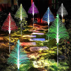 Set 2 Lampi Solare Decorative Copac, Set 2 buc, Lumini Colorate Schimbatoare, IP65