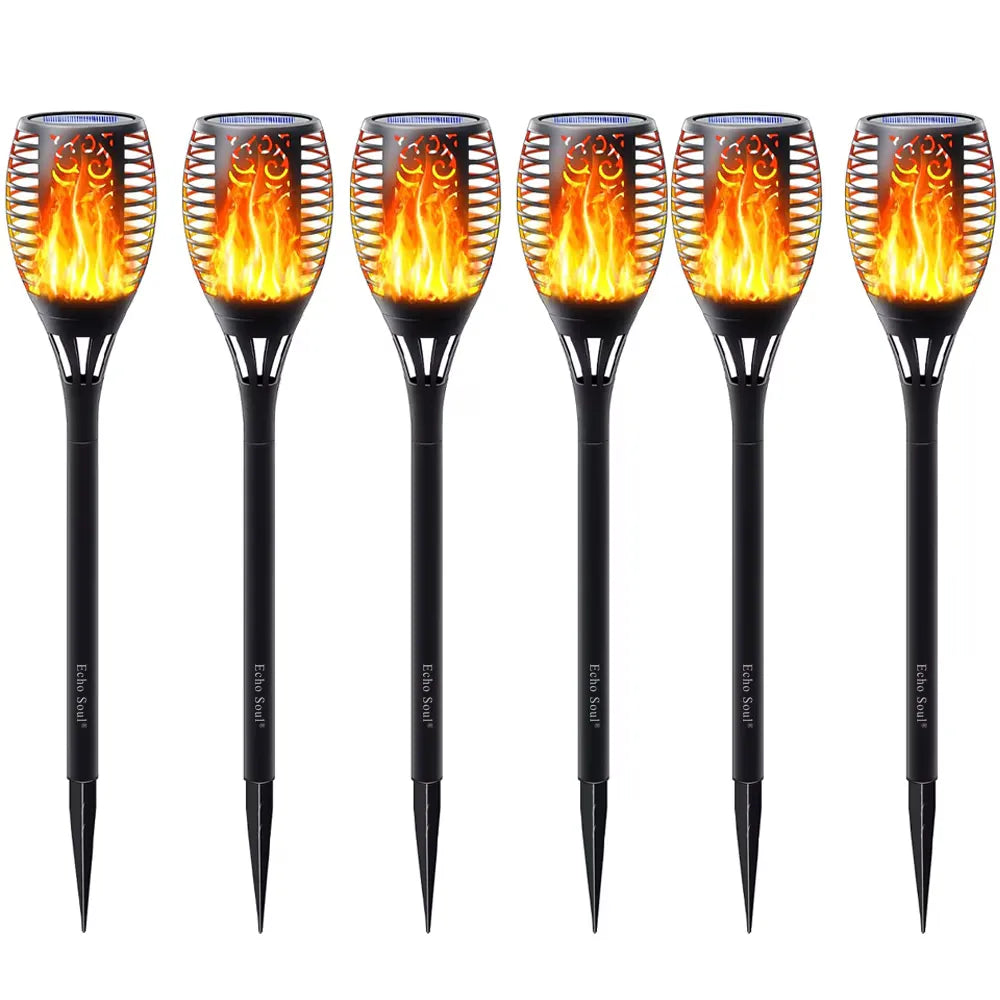 Lampă Solară de Grădină – Lumină Caldă 1800K, Design Decorativ - imagine 7