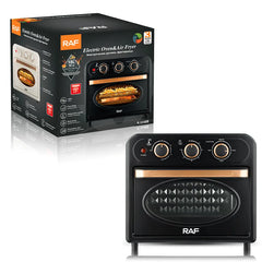 Friteuză cu Aer Cald RAF 18L Tip Cuptor Electric Multifuncțional