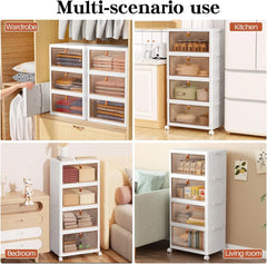 Organizator de Pantofi Pliabil cu 4 Niveluri