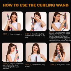 Set Perie de Păr 5 în 1, 1000W – Uscare, Ondulare și Volum cu Capete Detașabile