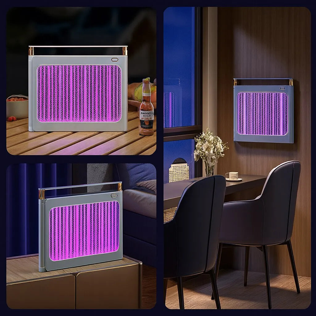 Lampă Anti-Țânțari UV Portabilă – Reîncărcabilă Type-C, Baterie 4000mAh - imagine 5