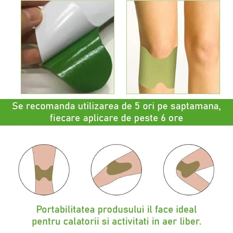 Set 30 Plasturi din Plante pentru Genunchi - imagine 6