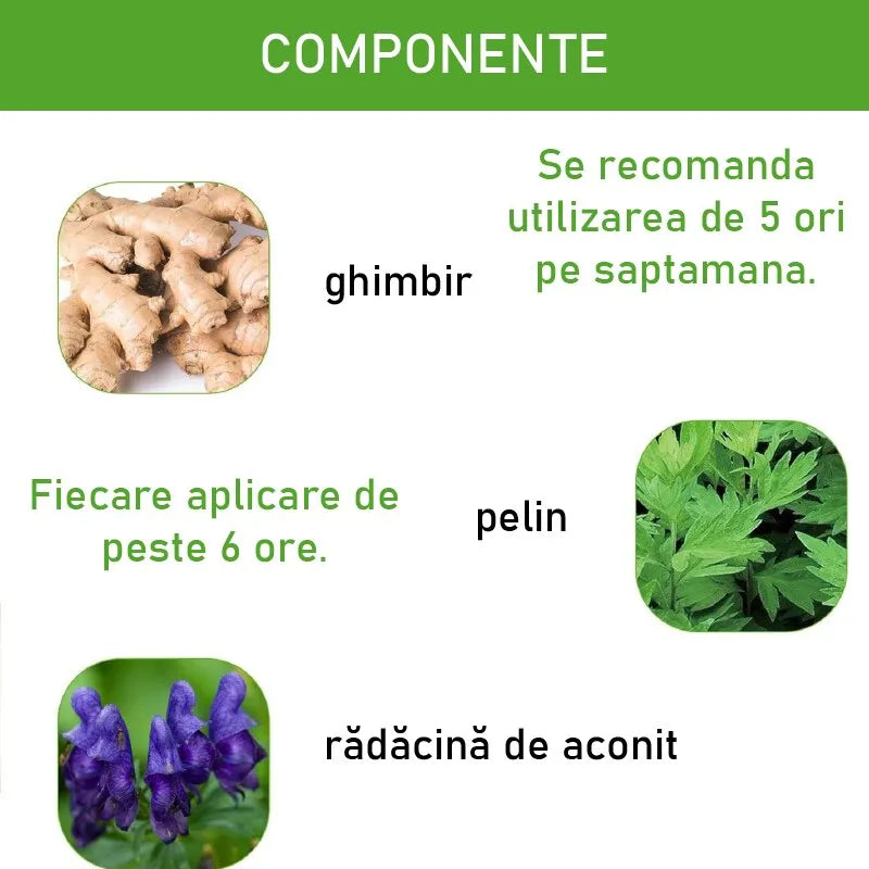 Set 30 Plasturi din Plante pentru Genunchi - imagine 5