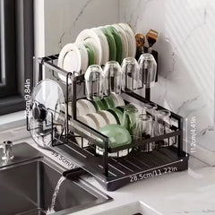 Scurgator de vase cu 2 nivele, multifunctional pentru bucatarie