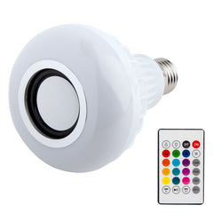 Bec muzical Bluetooth E27 multicolor cu telecomanda