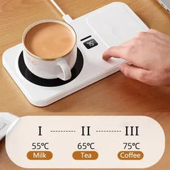 Încălzitor Electric pentru Cană cu Încărcare Wireless – Control Inteligent al Temperaturii