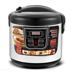 Multicooker Electric RAF 6L cu 12 Programe și Panou Digital Inteligent - Negru