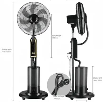 Ventilator cu Pulverizare Apă pentru Răcire și Confort - imagine 5