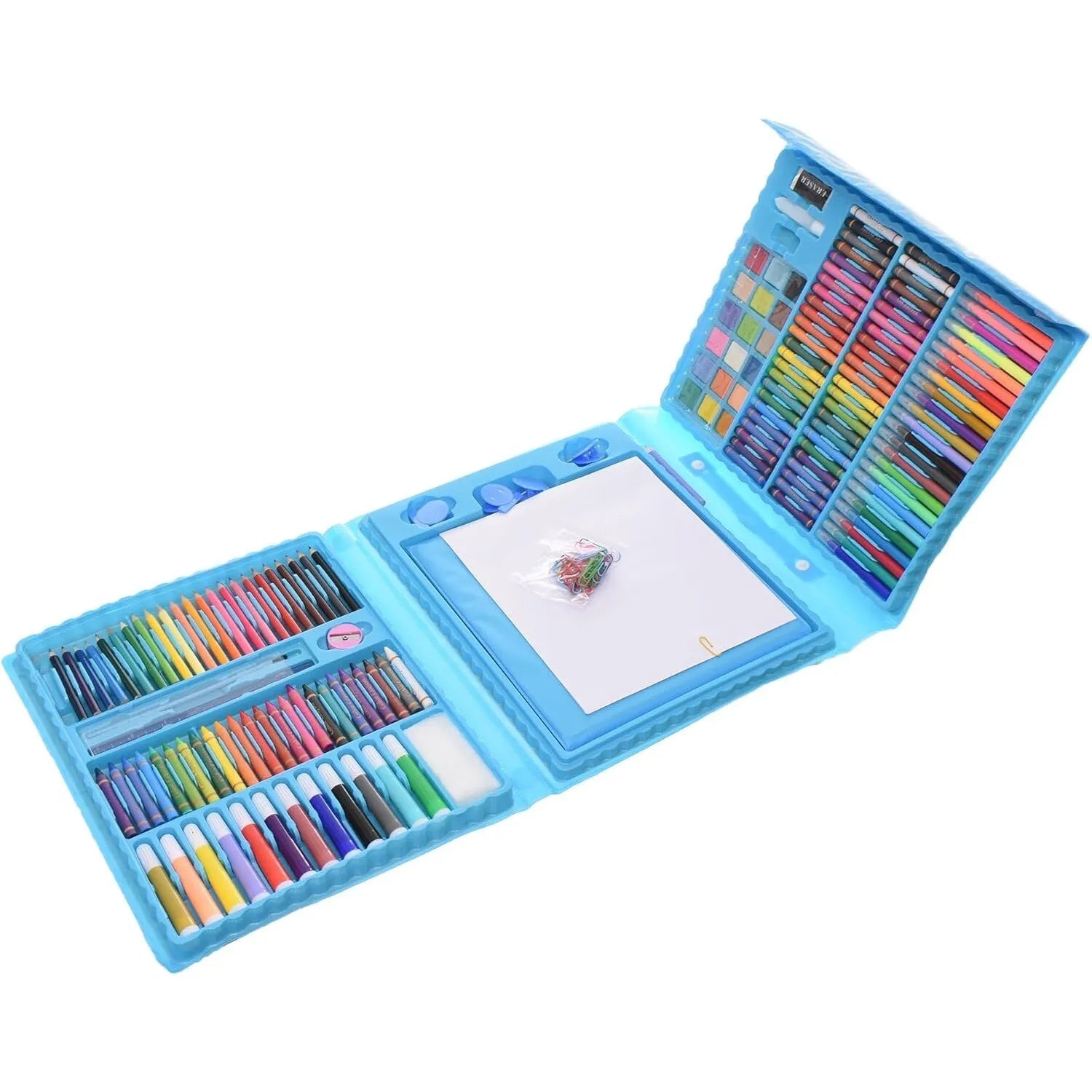 Set pictura si desen pentru copii, 208 piese, trusa completa pentru creativitate