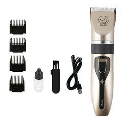 Set Mașină Profesională de Tuns Animale Fără Fir