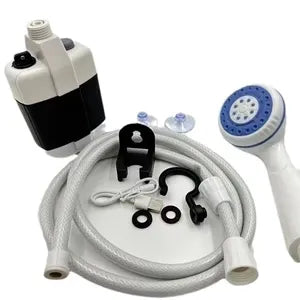 Duș Portabil de Camping cu Robinet Incorporat – Reîncărcabil USB, pentru Interior și Exterior - imagine 5