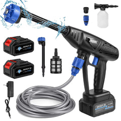 Aparat de Spălat cu Presiune Electric 48V – 2 Baterii, 6 Moduri Ajustabile, 26 Bar, Portabil