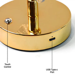 Lampă de Masă Elegantă Cu Iluminare Ambientală