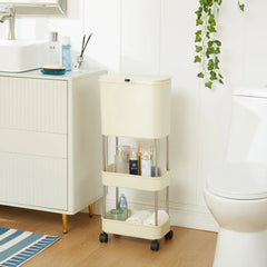 Cărucior Organizator cu 3 Niveluri și Roți