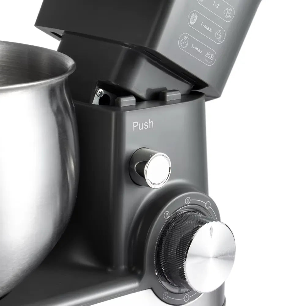 Mixer Planetar 8L, 1800W, Bol din Inox, 6 Viteze, pentru Frământare, Mixare și Batere - imagine 4