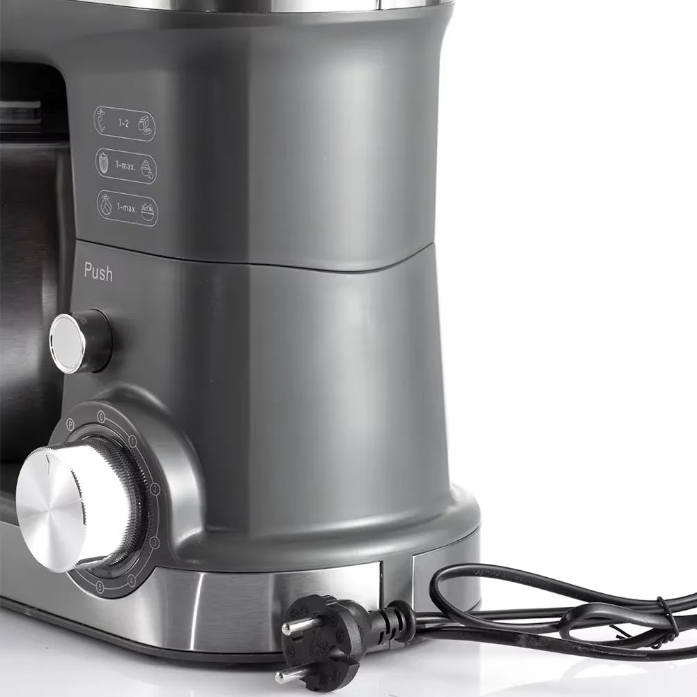 Mixer Planetar 8L, 1800W, Bol din Inox, 6 Viteze, pentru Frământare, Mixare și Batere - imagine 5